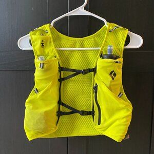Men's Distance 4 Running Vest, Optical Yellow, Small